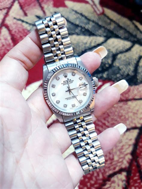 Rolex watch with japanese movement